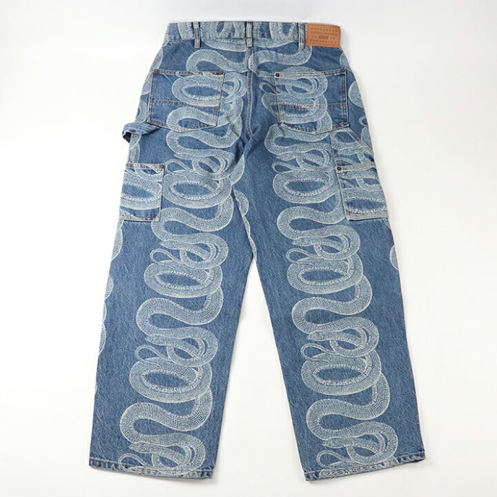 楽天市場】Supreme HYSTERIC GLAMOUR Snake Double Knee Denim Painter  