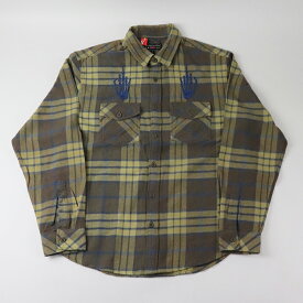 Supreme HYSTERIC GLAMOUR Plaid Flannel Shirt Brown / シュプリーム ヒステリック グラマー プレイド フランネル シャツ ブラウン2021SS 国内正規品 新古品【中古】