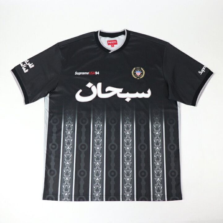 楽天市場】Supreme Arabic Logo Soccer Jersey Black /シュプリーム 
