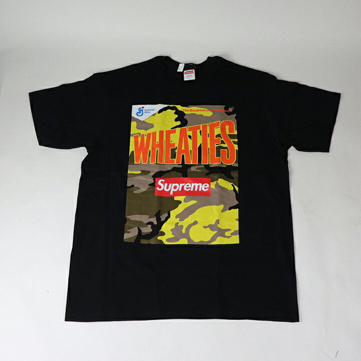 楽天市場】2021ss Supreme Wheaties Tee Black /シュプリーム ウィ  
