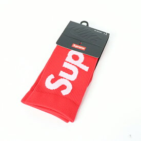 2021 Supreme Nike Lightweight Crew Socks Red / シュプリーム ナイキ ライトウェィト クルー ソックス レッド 2021 正規品 新古品【中古】