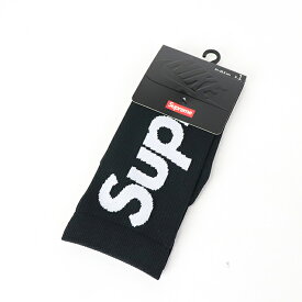 2021 Supreme Nike Lightweight Crew Socks Black / シュプリーム ナイキ ライトウェィト クルー ソックス ブラック 2021 正規品 新古品【中古】