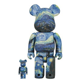 MEDICOM TOY BE@RBRICK / メディコムトイ ベアブリックVincent van Gogh The Starry Night 100% & 400% /フィンセント ヴァン ゴッホ ザ スターリー ナイト2021 正規品 新古品 【中古】