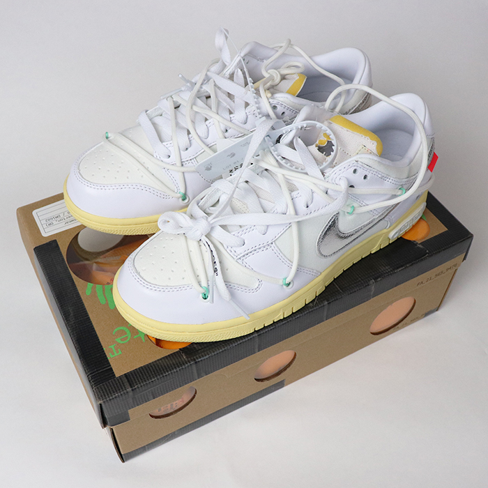 Off-White × Nike Dunk Low The 50 Collection 1 of 50 / オフホワイト × ナイキ ダンク ロー ザ  50 コレクション 1 of 50【DM1602-127】 正規品 新古品【中古】 | PALM　NUT