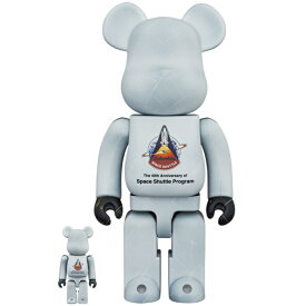 MEDICOM TOY BE@RBRICK / メディコムトイ ベアブリックSince1981 Space Shuttle 40th ANNIVERSARY 100％ & 400％ /スペースシャトル 40周年記念2021 国内正規品 新古品 【中古】