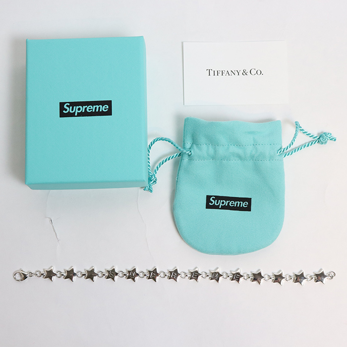 2021FW Supreme × Tiffany & Co. /シュプリーム ティファニーReturn to Tiffany Star  Bracelet /リターン トゥー ティファニー スターブレスレットSilver / シルバー2021AW 正規品 新古品【中古】 | PALM　 NUT