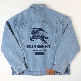 2022SS Supreme × Burberry /シュプリーム × バーバリー Denim Trucker Jacket /デニム トラッカー ジャケットWashed Blue / ウォッシュド ブルー正規品 新古品【中古】
