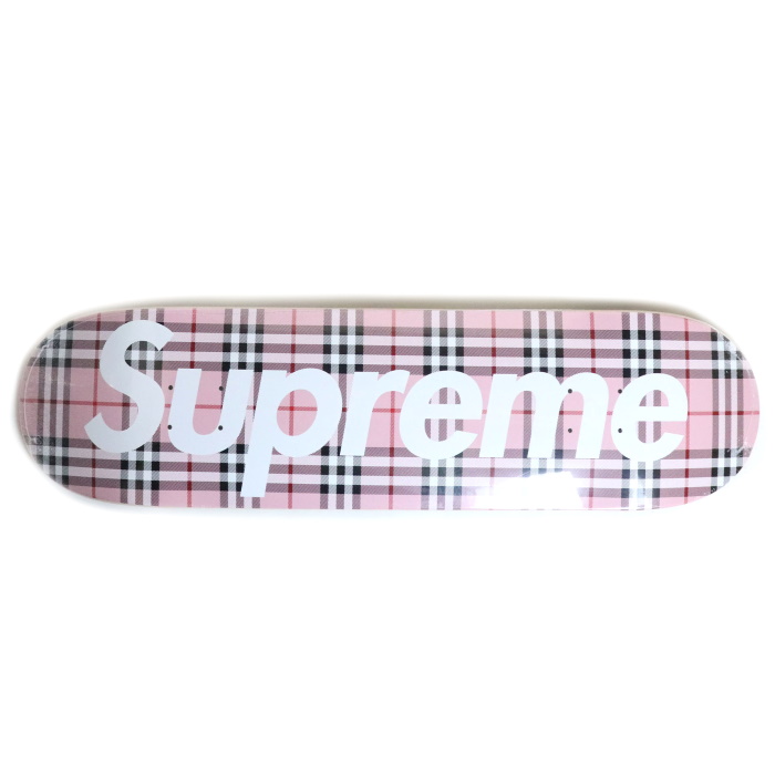 2022SS Supreme × Burberry / シュプリーム × バーバリーSkateboard Deck / スケートボード デッキPink  / ピンク国内正規品 新古品【中古】 | PALM　NUT