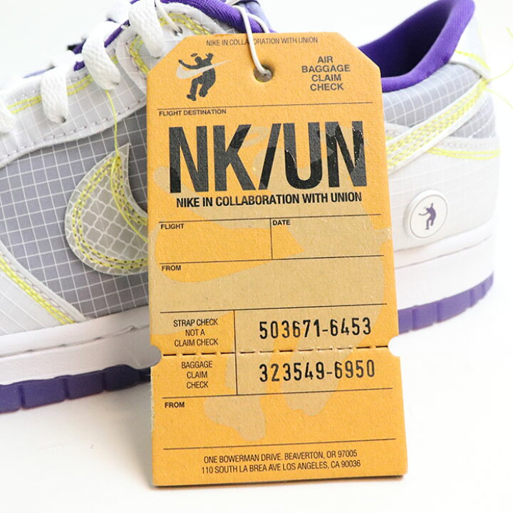 楽天市場】2022 NIKE × UNION / ナイキ ユニオンDunk Low Passport 
