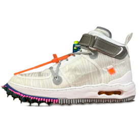 2022 Off-White × NIKE / オフホワイト ナイキAir Force 1 Mid "White" /エアフォース 1 ミッド ホワイト 白【DO6290-100】正規品 新古品【中古】