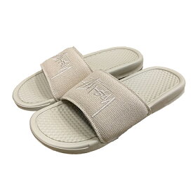 STUSSY x NIKE / ステューシー ナイキBENASSI Slide Sandals / スライド サンダルFossil Stone / フォッシルストーン【DH1584-200】stussy2022 正規品 新古品【中古】