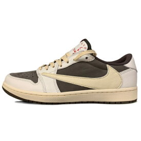 2022 NIKE × Travis Scott Cactus Jack /ナイキ トラヴィス スコット カクタスジャックAir Jordan 1 Low "Reverse Mocha" /エアジョーダン 1 ロー リバース モカ【DM7866-162】正規品 新古品【中古】