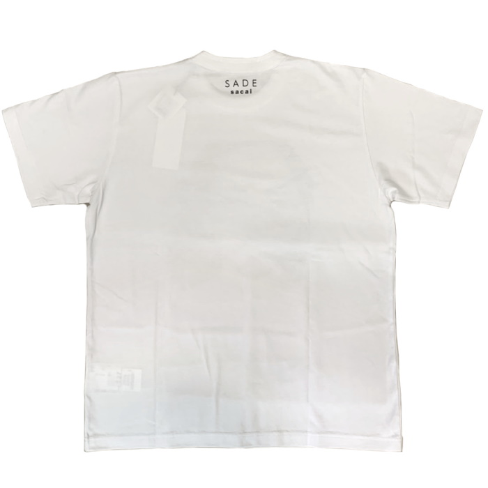 大阪売れ済 x サイズ0　SACAI SADE サカイ シャーデー Tシャツ　白　新品 Tシャツ/カットソー(半袖/袖なし)