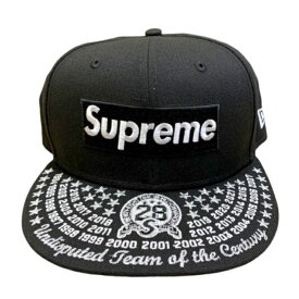 2021FW Supreme / シュプリームUndisputed Box Logo New Era /アンディスピューティド ボックスロゴ ニューエラCap キャップBlack / ブラック 黒2021AW 正規品 新古品【中古】