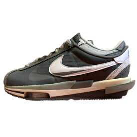 2022 sacai × NIKE / サカイ ナイキZoom Cortez "Grey" / ズーム コルテッツ グレー【DQ0581-001】正規品 新古品【中古】