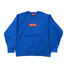 2022FW Supreme / シュプリームBox Logo Crewneck /ボックスロゴ クルーネック スウェットBlue / ブルー2022AW 正規品 タグ付き 新古品【中古】