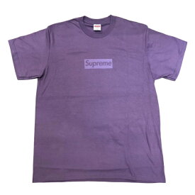 2023SS Supreme / シュプリームTonal Box Logo Tee /トーナル ボックスロゴ TシャツPurple / パープル国内正規品 新古品【中古】