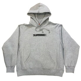 2023SS Supreme / シュプリームMotion Logo Hooded Sweatshirt /モーションロゴ フーデッド スウェットシャツフーディー パーカーHeather Grey / ヘザーグレー正規品 新古品【中古】