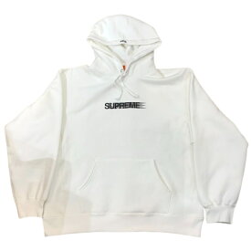2023SS Supreme / シュプリームMotion Logo Hooded Sweatshirt /モーションロゴ フーデッド スウェットシャツフーディー パーカーWhite / ホワイト 白正規品 新古品【中古】