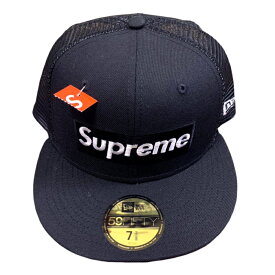 2023SS Supreme / シュプリームBox Logo Mesh Back New Era /ボックスロゴ メッシュ バック ニューエラ Cap キャップNavy / ネイビー正規品 新古品【中古】