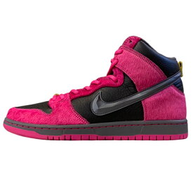 Run The Jewels × NIKE SB /ラン ザ ジュエルズ × ナイキDunk High "Active Pink and Black" /ダンク ハイ アクティブピンク アンド ブラック【DX4356-600】2023 正規品 新古品【中古】