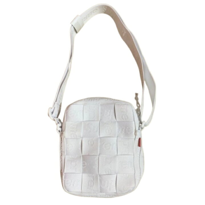 Supreme Woven Shoulder Bag white ショルダー