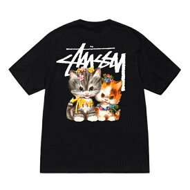 2023SS Stussy / ステューシーKittens Tee / キトゥンズ TシャツBlack / ブラック 黒国内正規品 新古品【中古】