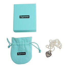 2021FW Supreme × Tiffany & Co. /シュプリーム ティファニーReturn to Tiffany Heart Tag Pendant /リターン トゥー ティファニー ハート タグ ペンダントSilver / シルバー2021AW 正規品 新古品【中古】