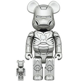 BE@RBRICK IRON MAN MARK II 100％ & 400％ 国内正規品 新古品 【中古】