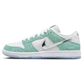 2023 APRIL SKATEBOARDS × NIKE SB /エイプリルスケートボード × ナイキDunk Low Pro QS "White and Multi-Color" /ダンク ロー プロ ホワイト アンド マルチカラー【FD2562-400】正規品 新古品【中古】