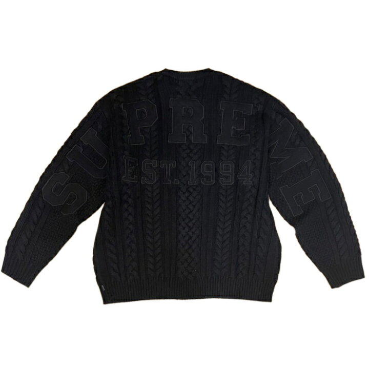 楽天市場】Supreme / シュプリームApplique Cable Knit Sweater 