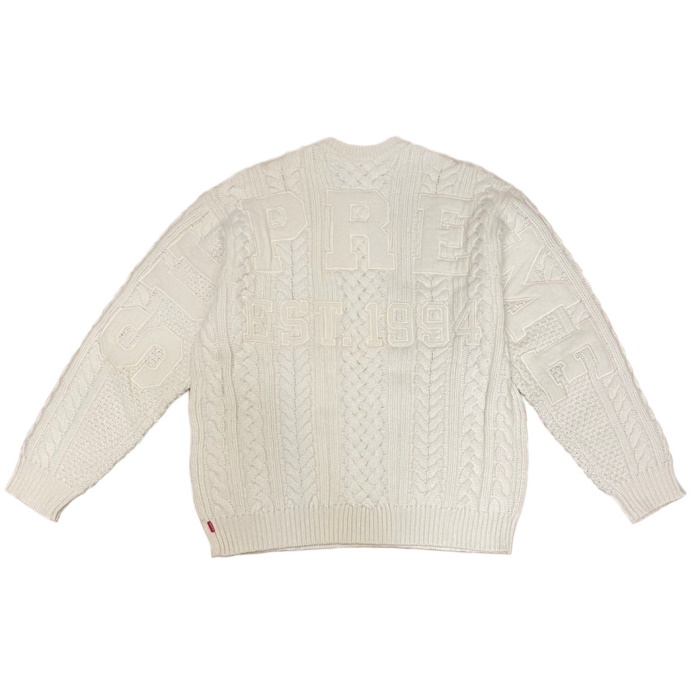 【楽天市場】Supreme / シュプリームApplique Cable Knit Sweater