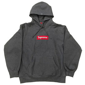 Supreme /シュプリームBox Logo Hooded Sweatshirt /ボックスロゴ フーデッド スウェットシャツ パーカー Charcoal / チャコール2021AW 正規品 新古品【中古】