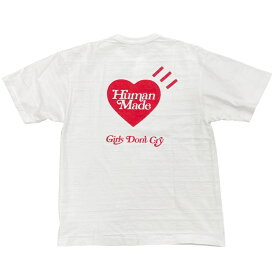 Human Made × Girls Don't Cry /ヒューマンメイド ガールズ ドント クライGDC VALENTINE'S DAY T-SHIRT /バレンタインズデイ Tシャツ TeeWhite / ホワイト 白2023 正規品 新古品【中古】