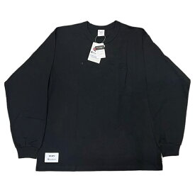 WTAPS × Champion /ダブルタップス チャンピオンAcademy L/S T-Shirts /アカデミー ロングスリーブ TシャツBlack / ブラック 黒2024 国内正規品 新古品【中古】