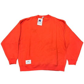 WTAPS × Champion /ダブルタップス チャンピオンAcademy Crew Neck /アカデミー クルーネックOrange / オレンジ2024 国内正規品 新古品【中古】