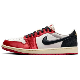 2024 Trophy Room × NIKE / トロフィールーム × ナイキAir Jordan 1 Low OG "Sail and Varsity Red" /エア ジョーダン 1 ロー セイル アンド バーシティレッド【FN0432-100】正規品 新古品【中古】