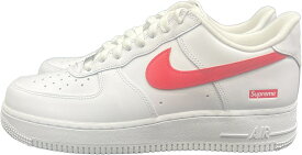 Supreme x NIKE / シュプリーム ナイキAIR FORCE 1 LOW China Exclusive / エア フォース ワン ローWhite Speed Red/ ホワイト 白【CU9225-101】AF1 正規品 新古品【中古】