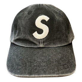 2024FW Supreme / シュプリームPigment S logo 6-panel black ブラックエスロゴ　シックスパネル正規品 新古品【中古】