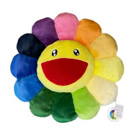 村上隆/ TAKASHI MURAKAMI Flower Cushion /お花 クッション RAINBOW / レインボー マルチカラー30cmサイズKaikai Kiki 2018AW 正規品 新古品【中古】