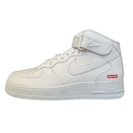 Supreme x NIKE / シュプリーム ナイキAIR FORCE 1 Mid / エア フォース ワン ミッドWhite / ホワイト 白【FZ8784-100】AF1 正規品 新古品【中古】