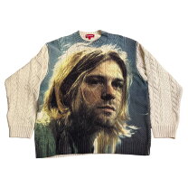 楽天市場】Supreme Kurt Cobain Sweaterの通販