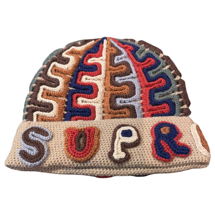 楽天市場】2024FW Supreme Yarn Applique beanie / シュプリーム 