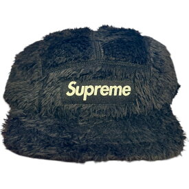 2024FW Supreme / シュプリームFuzzy Camp cap Black ブラックファジーキャンプキャップ正規品 新古品【中古】