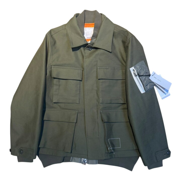 楽天市場】WTAPS sacai Cotton Back Satin Jacket 02 Jacket Cotton  
