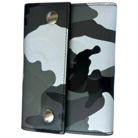 Supreme 25SS Leather Chain Wallet /シュプリーム レザーウォレットSnow Camo / スノーカモ 正規品 新古品【中古】