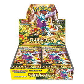 ポケモンカードゲーム スカーレット&バイオレット 拡張パック 「ワイルドフォース」 ボックスPokemon Card Game Scarlet & Violet Expansion Pack "Wild Force" Box正規品 新古品【中古】