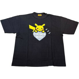 HUMAN MADE x Pokemon Made Graphic T-Shirt (Pikachu) Sapporo "Black"ヒューマンメイド x ポケモン メイド グラフィック Tシャツ (ピカチュウ) 札幌 "ブラック"2025FW 正規品 新古品【中古】