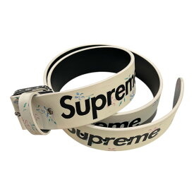Supreme Repeat Leather Belt "Floral"シュプリーム リピート レザー ベルト "フローラル"2025FW 正規品 新古品【中古】