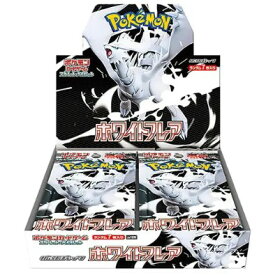 ポケモンカードゲーム スカーレット&バイオレット 拡張パック「ホワイトフレア」ボックスPokemon Card Game Scarlet & Violet Expansion Pack "White Flare" Box未開封シュリンク付 正規品 新古品【中古】